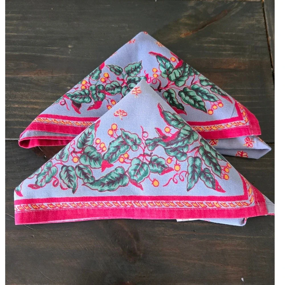 Williams and Sonoma Napkins‎ Placemats 20 x 18 Christmas Holidays Vintage Cotton